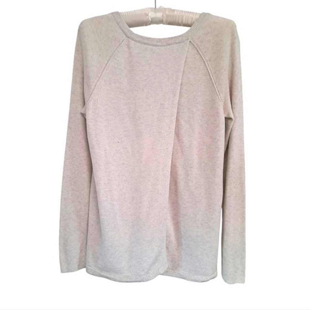 RACHEL Rachel Roy Cream Relaxed Fit Elegant Embellished Chic Sweater Size Small - Picture 3 of 13